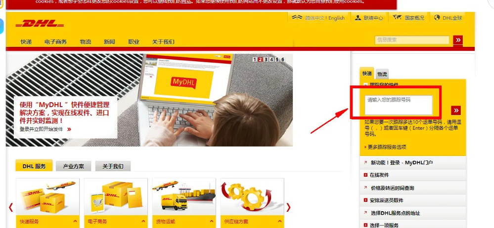DHL國際快遞全球時(shí)效及查詢服務(wù)